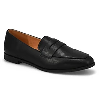 Women's Lynesse Leather Slip On Flat - Black