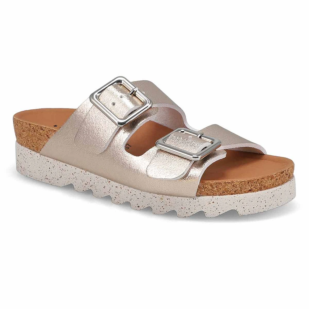 Women's Maelia Cork Footbed 2 Buckle Sandal