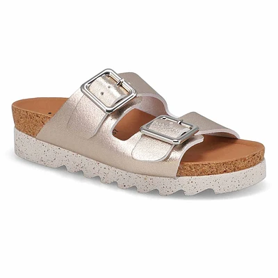 Women's Maelia Cork Footbed 2 Buckle Sandal