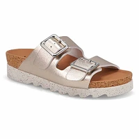 Women's Maelia Cork Footbed 2 Buckle Sandal