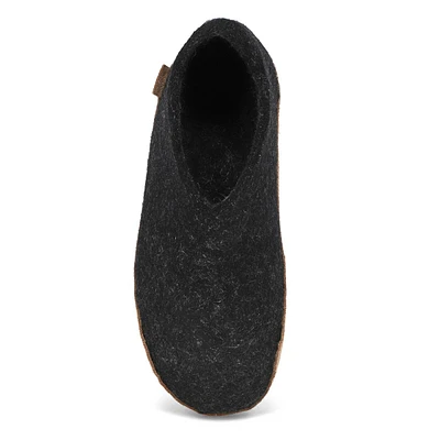 Pantoufle à dos fermé MODEL A, gris, hommes