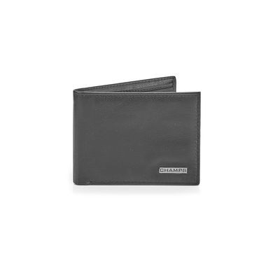 Men's MW-801 black cowhide leather wallet