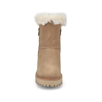 Women's Natalie Wedge Fur Trim Casual Bootie