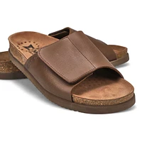 Men's Nilton Footbed Sandal - Dark Brown