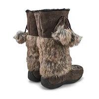 Bottes SoftMocs NISKA 4 JR, gris, filles