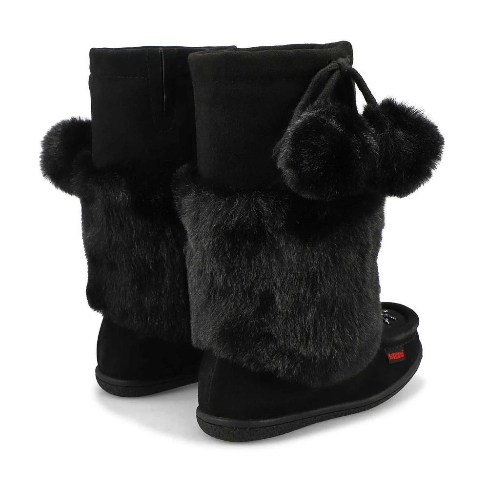 Girls' Niska 6 Jr Faux Rabbit Fur SoftMocs