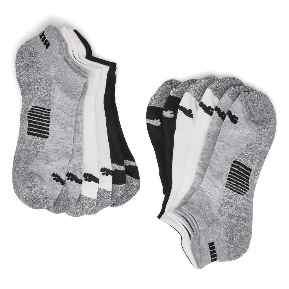 PUMA Boys' 6 Pack Crew Cut Socks