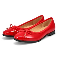 Ballerine en cuir PAISLEE-M, or, femmes
