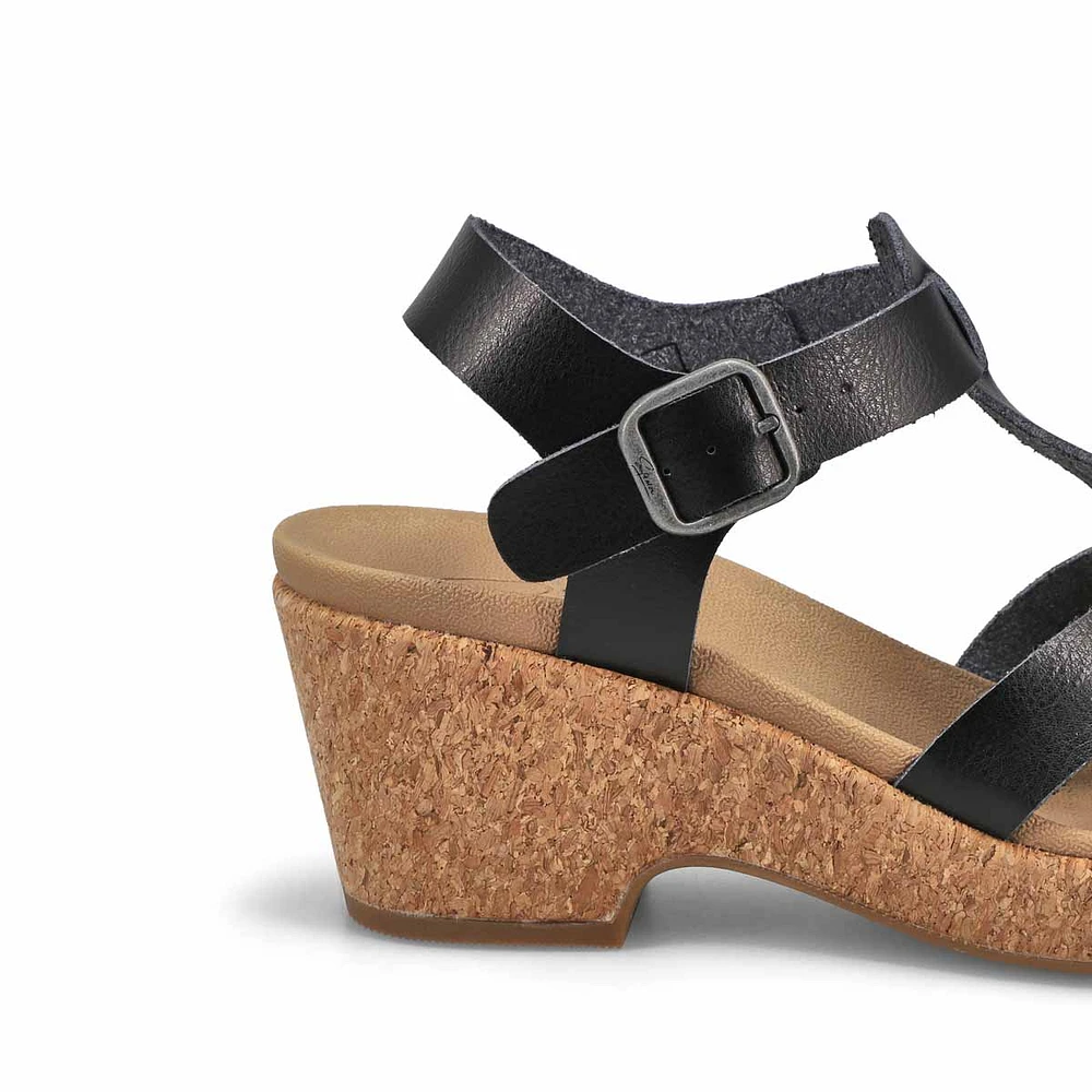 Woman's Paola Wedge Sandal - Black