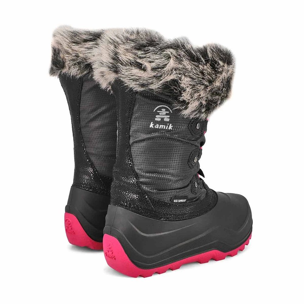 Botte d'hiver imperméable POWDERY 3, noir, filles