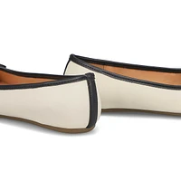 Women's Priscilla Leather Ballerina Flat