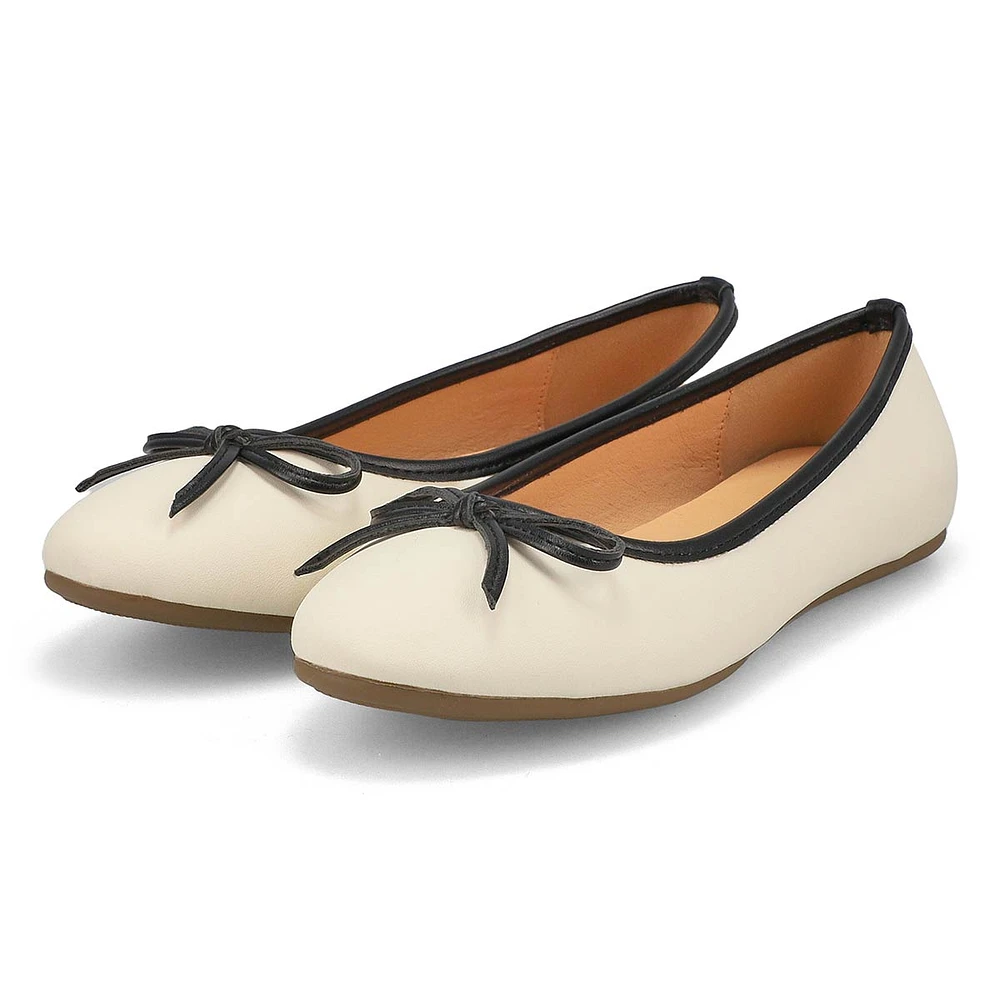 Women's Priscilla Leather Ballerina Flat