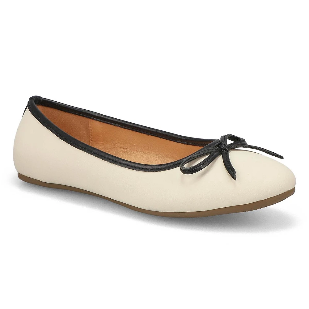 Women's Priscilla Leather Ballerina Flat