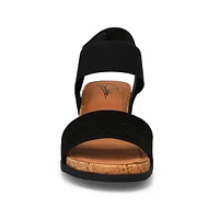 Women's Queen 01 Leather Wedge Sandal