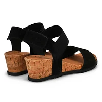 Women's Queen 01 Leather Wedge Sandal