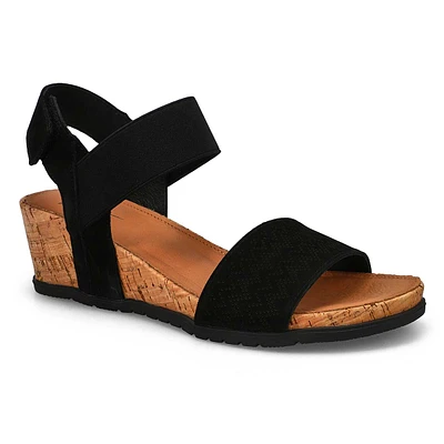 Women's Queen 01 Leather Wedge Sandal