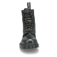 Women's 1460 Pascal Mono 8 Eye Boot - Black/Black