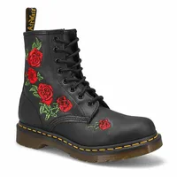 Women's Vonda 1460 8-Eye Combat Boot - Black/Red