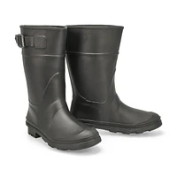 Boys' Raindrops Waterproof Rain Boot - Black