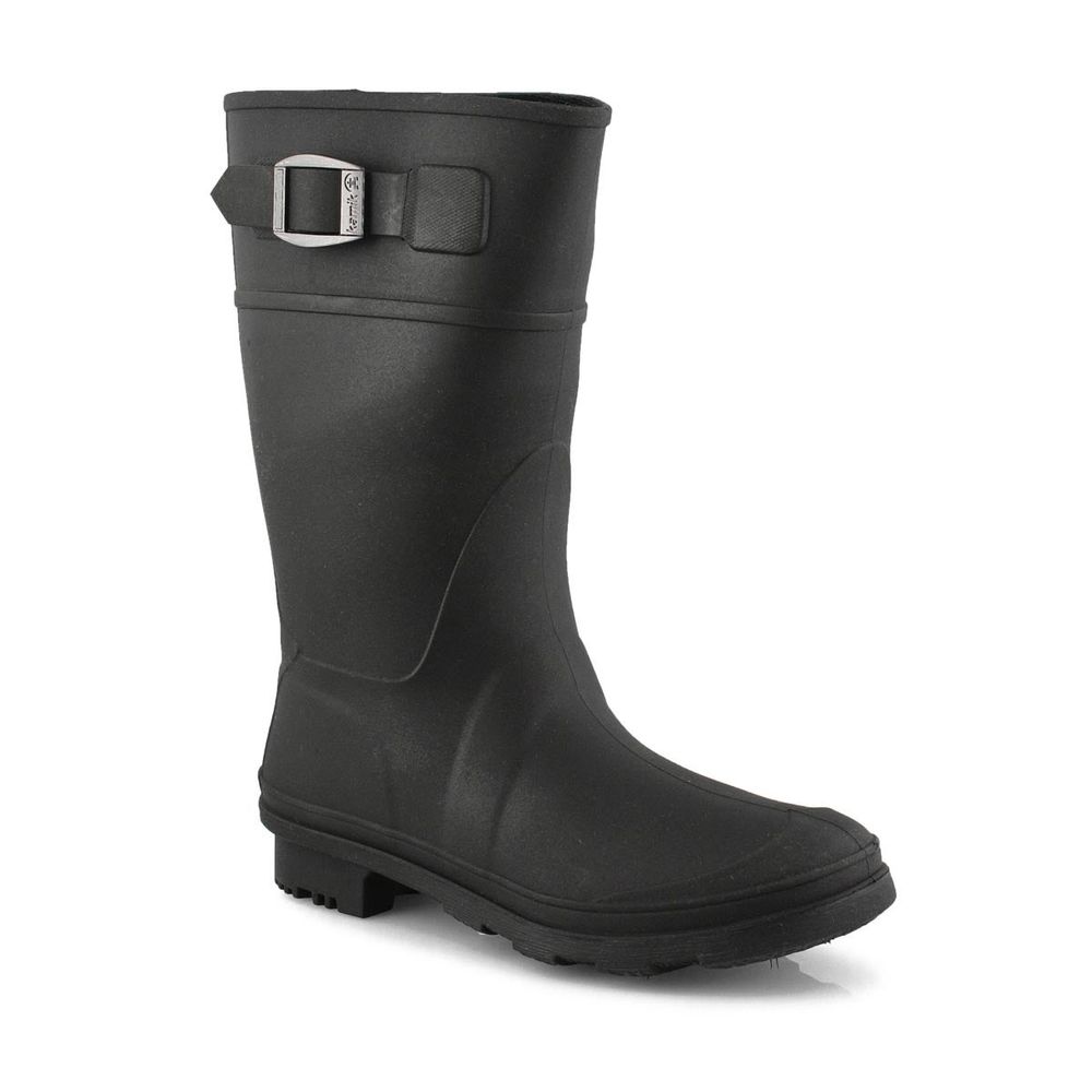 Boys' Raindrops Waterproof Rain Boot - Black