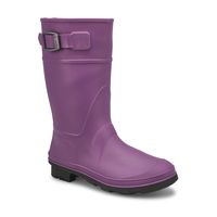 Boys' Raindrops Waterproof Rain Boot - Black