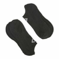 Men's Half Cushion No Show Sock 3 Pack - Black/Gre