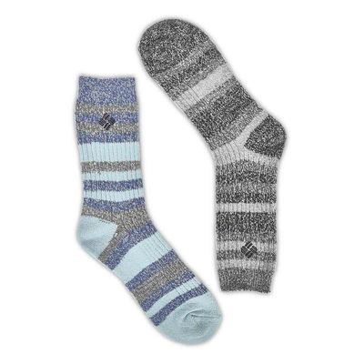 Women's Canyon Stripe SuperSoft Sock 2pk-Mlt