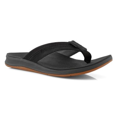 Men's Ortho-Bounce Coast Thong Sandal - Black