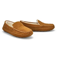 Men's Rollo Leather Plush Lined SoftMocs - Dark Br