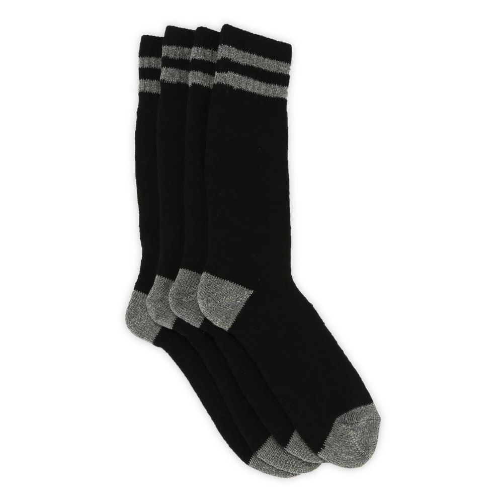 Men's Moisture Control Boot Sock - 2pack/Black