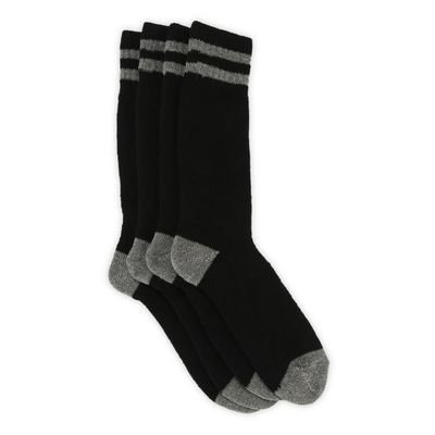 Men's Moisture Control Boot Sock - 2pack/Black