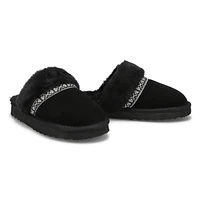 Women's Runabout Open Back Suede Slipper