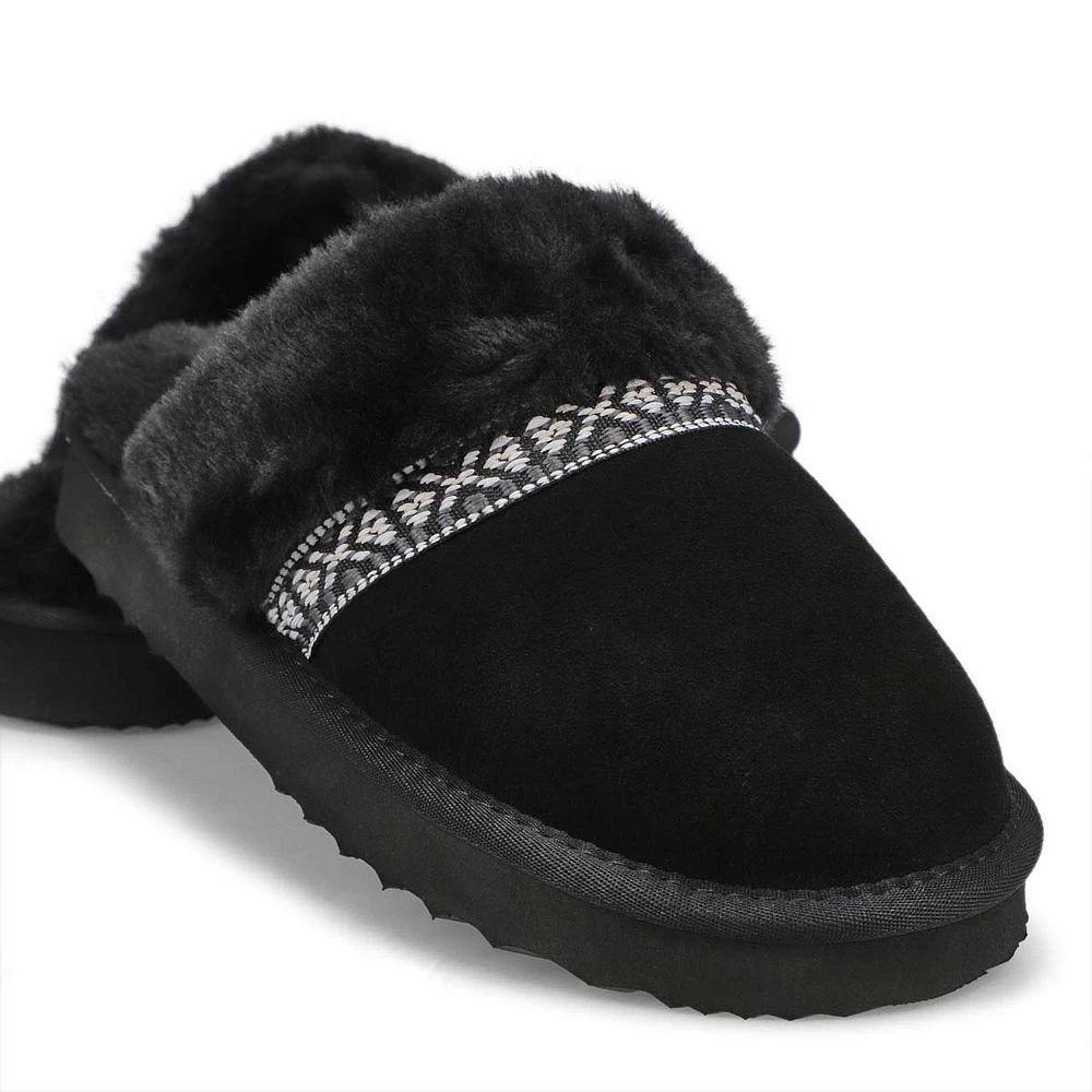 Women's Runabout Open Back Suede Slipper