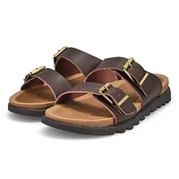Women's Sadie Double Buckle Suede Sandal