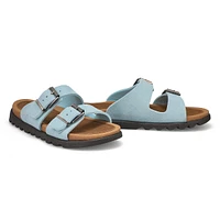 Women's Sadie Double Buckle Smooth Leather