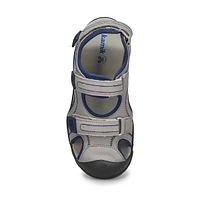 Girls' SeaTurtle 2 Closed Toe Sandal - Grey/Blue