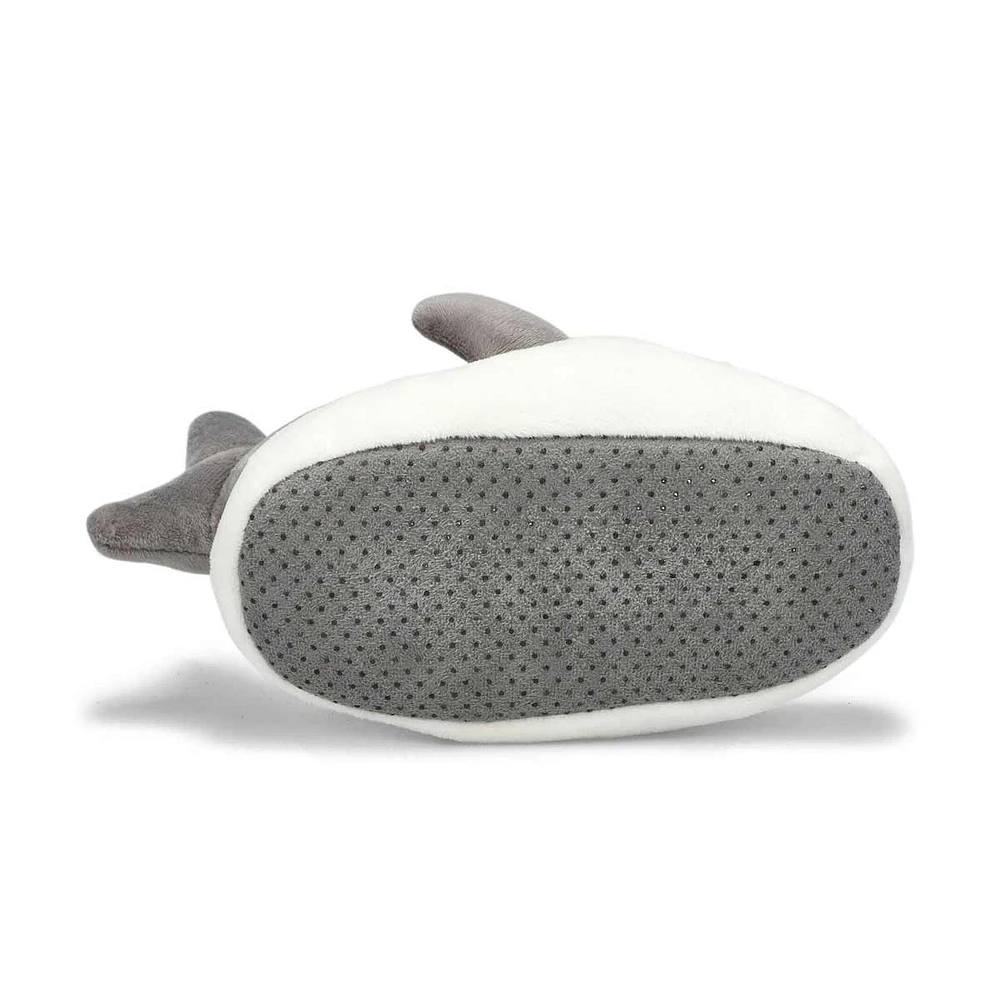 Kids' Shark Slipper - Grey /White