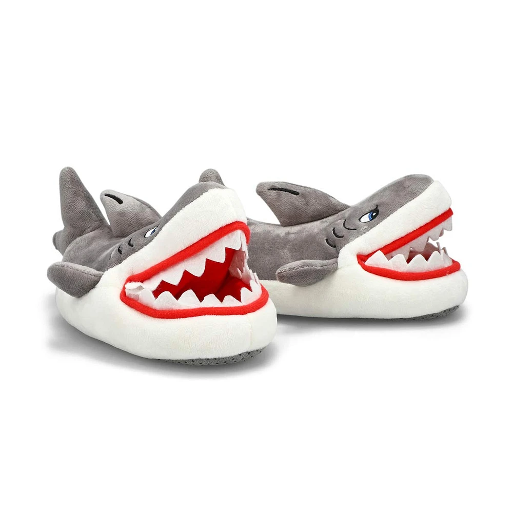 Kids' Shark Slipper - Grey /White