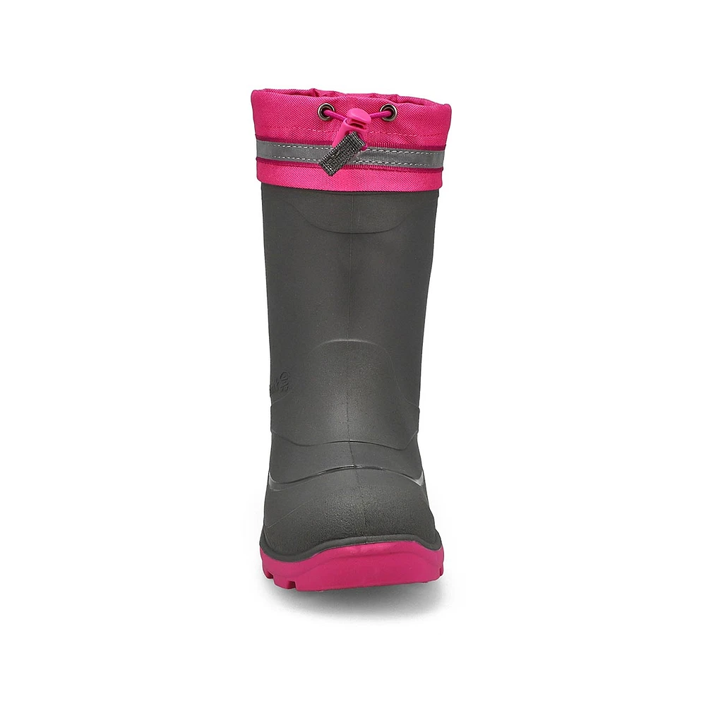 Botte d'hiver imperméable SNOBUSTER 3, noir, fille