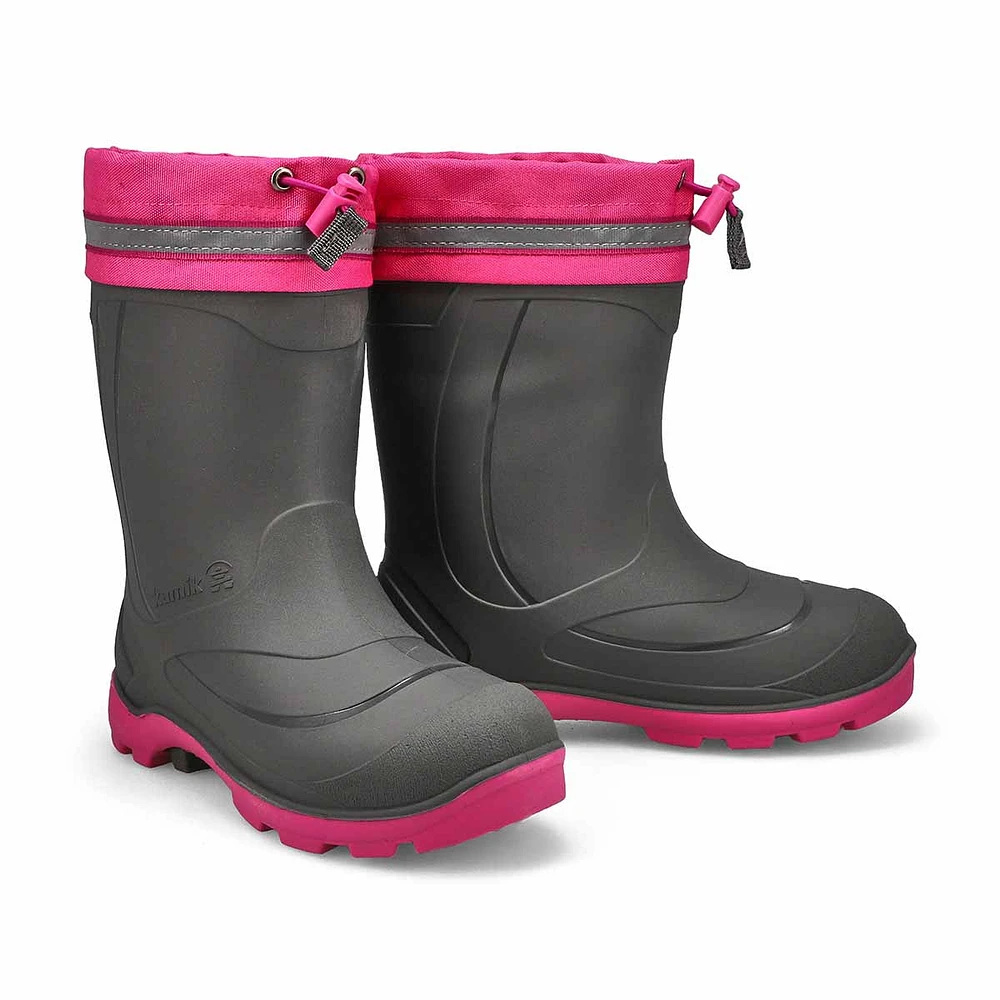 Botte d'hiver imperméable SNOBUSTER 3, noir, fille