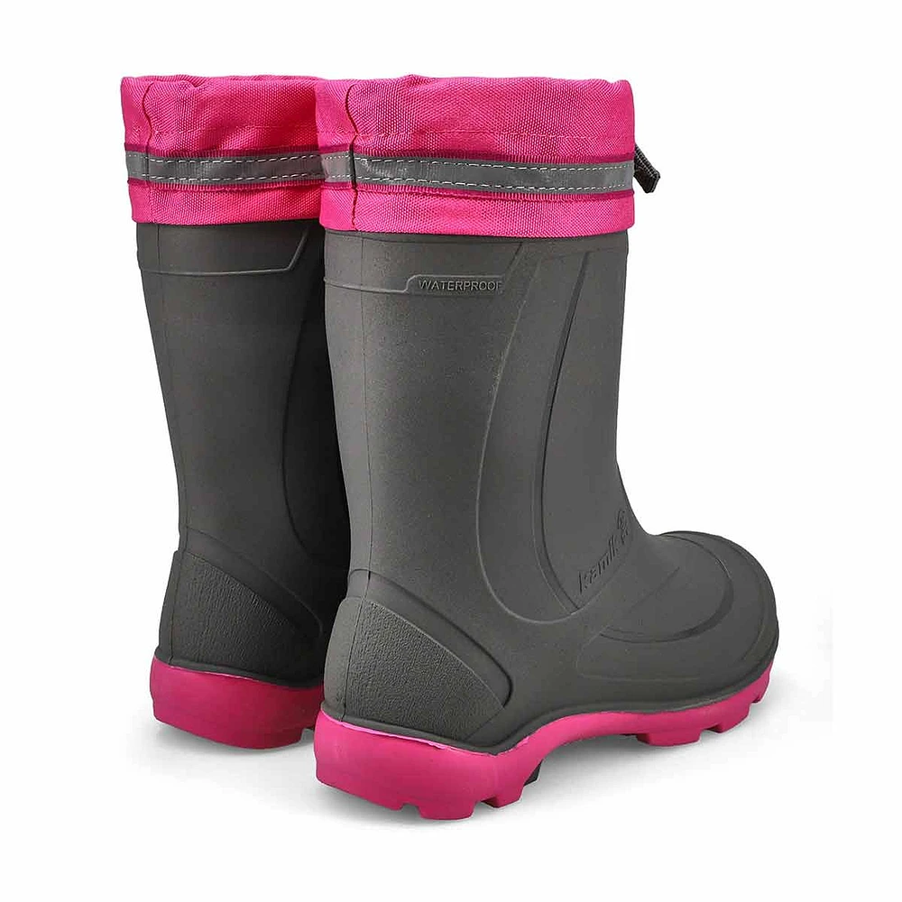 Botte d'hiver imperméable SNOBUSTER 3, noir, fille