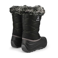 Botte d'hiver imperméable SNOWANGEL, noir, filles