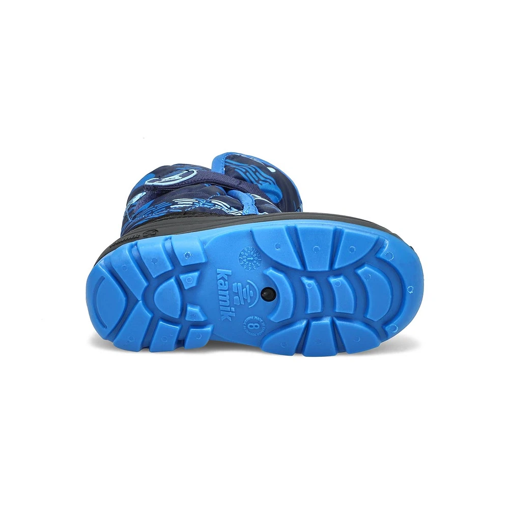 Botte d'hiver imp. Snowbug 4, gris/fuchsia, bébé-f