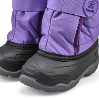 Botte d'hiver imperméable SNOWBUG 5, noir, bébés