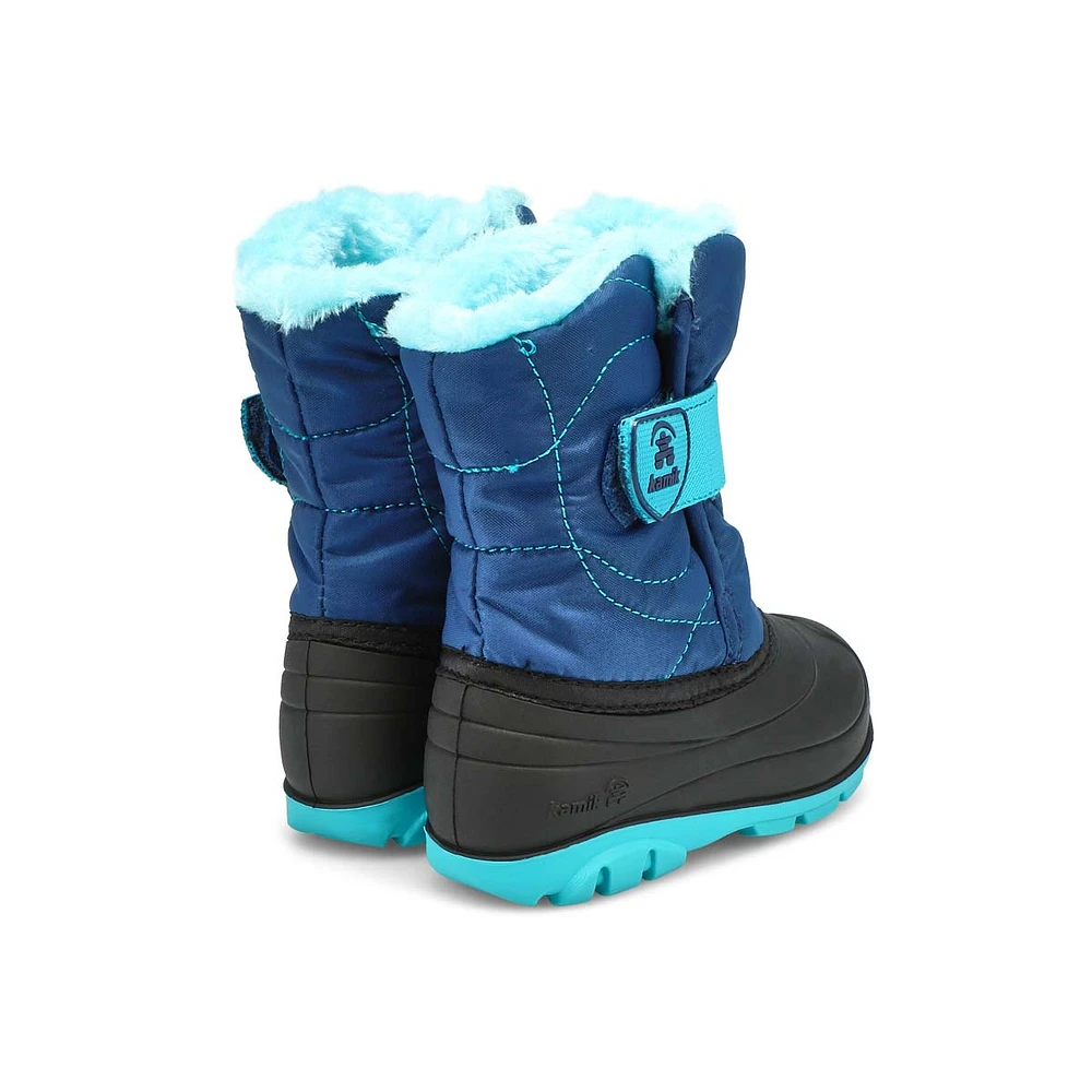 Botte d'hiver imp. Snowbug F, sarcelle, bébés-f