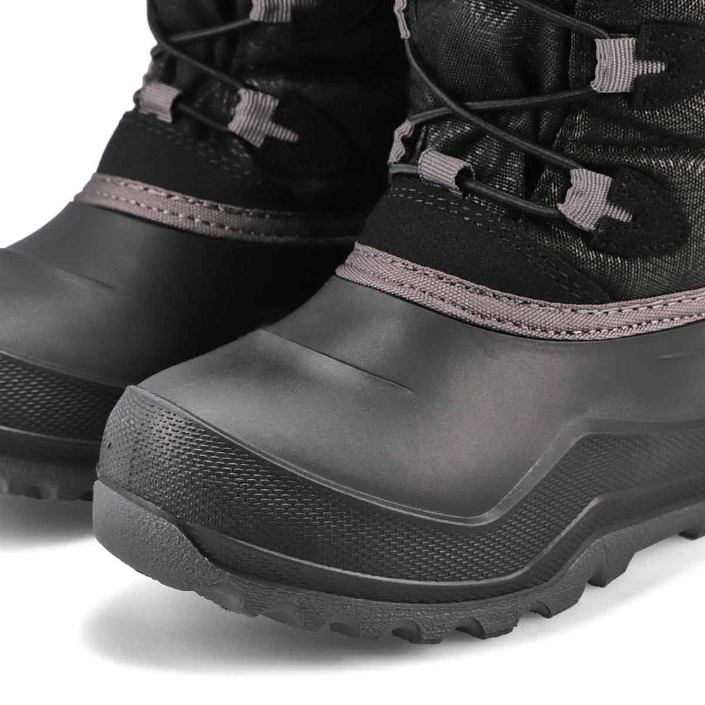 Botte d'hiver imperméable SNOWGYPSY 4, noir, fille