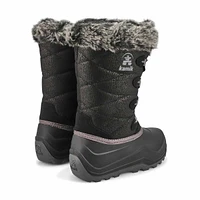 Botte d'hiver imperméable SNOWGYPSY 4, noir, fille