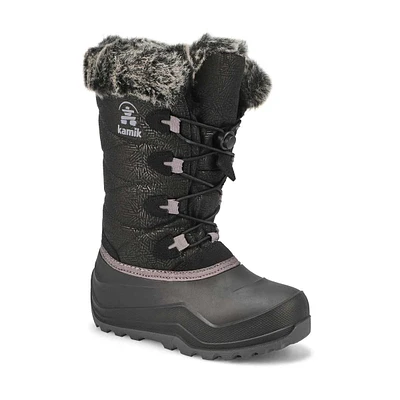 Botte d'hiver imperméable SNOWGYPSY 4, noir, fille