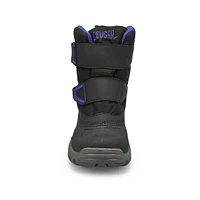 Boys' Springer Waterproof Winter Boot - Black/Blue