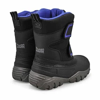 Boys' Springer Waterproof Winter Boot - Black/Blue